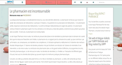 Desktop Screenshot of impactpharmacie.org