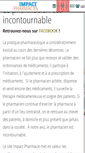Mobile Screenshot of impactpharmacie.org